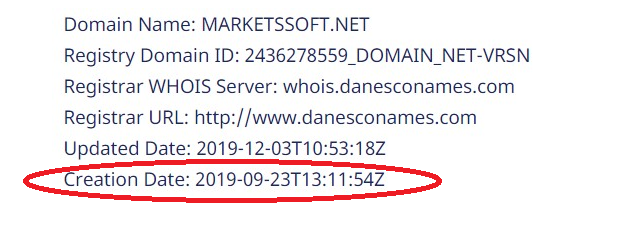 Информация о домене