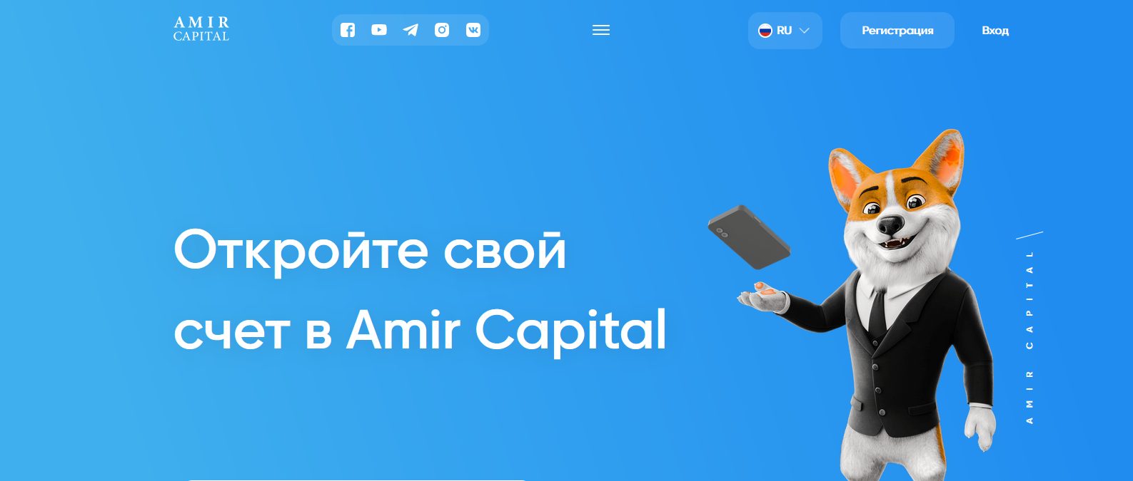 Собственный сайт – amir.capital