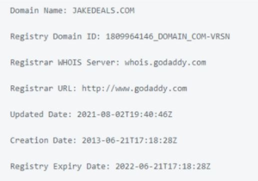 JakeDeals пользуется сайтом только с 2021 года