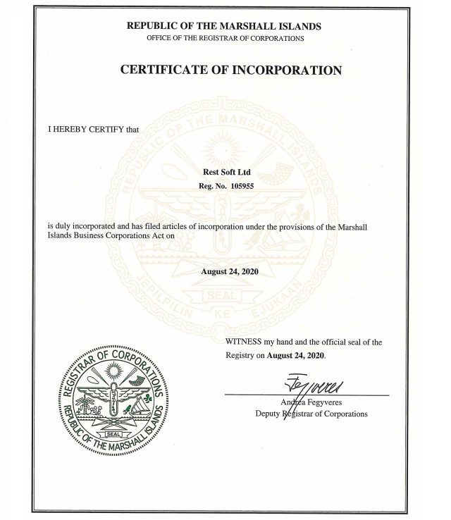 LimeFX - сертификат