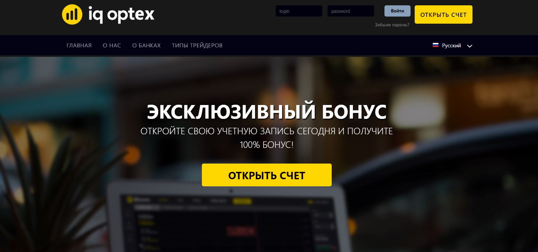 IqOptex обзор сайта
