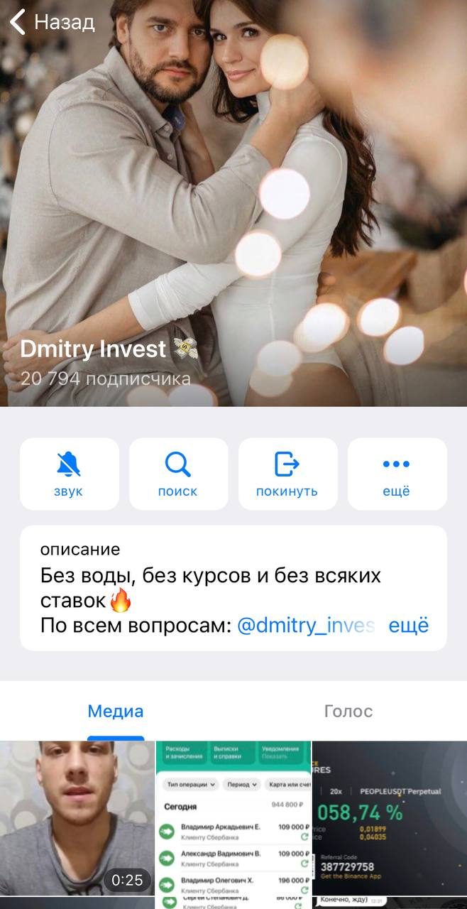 Дмитрий инвест канал
