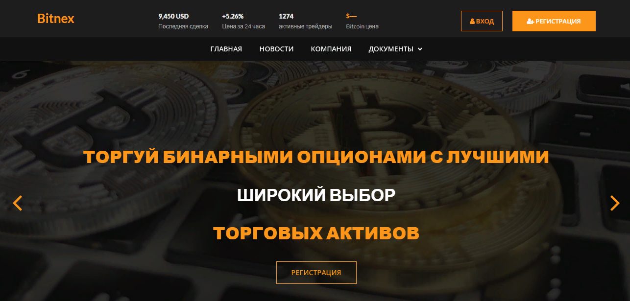 Bitnex Официальный сайт