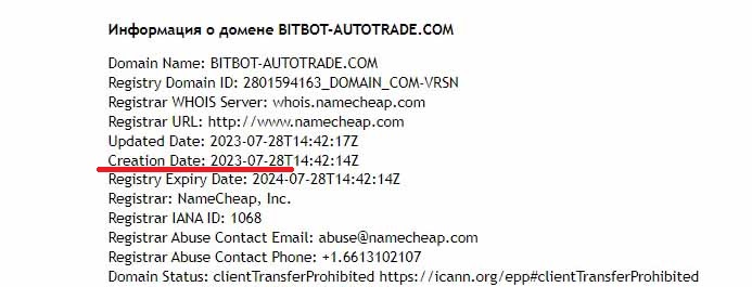 Bit Bot Auto Trade расследование